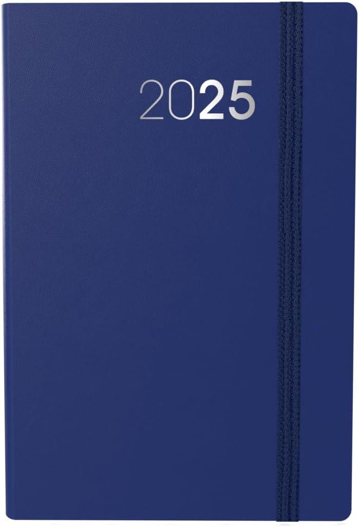 image:imageCollins Legacy 2025 Planner A4 Day To Page Diary with Appointments Black CL419925 Professional Daily Planner with Soft Touch CoverBlue