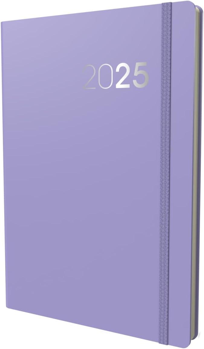 image:imageCollins Legacy 2025 Planner A4 Day To Page Diary with Appointments Black CL419925 Professional Daily Planner with Soft Touch CoverGrey