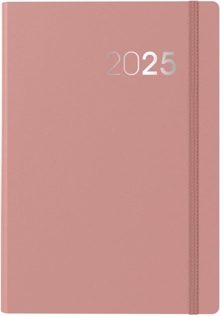 image:imageCollins Legacy 2025 Planner A4 Day To Page Diary with Appointments Black CL419925 Professional Daily Planner with Soft Touch CoverPink