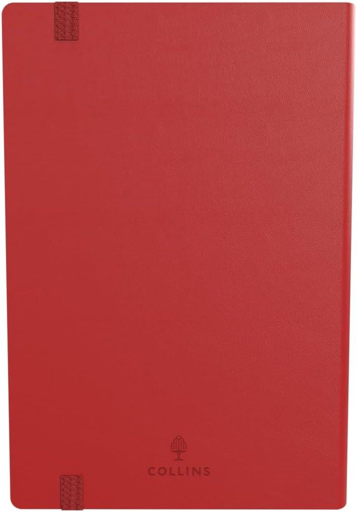 image:imageCollins Legacy 2025 Planner A4 Day To Page Diary with Appointments Black CL419925 Professional Daily Planner with Soft Touch CoverRed
