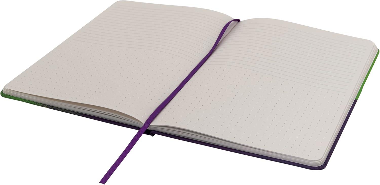 image:imageJumble amp Co Chaos amp Control A5 Ruled Notebook Organisation amp Inspiration 100 Recycled Paper PurplePinkGreen Purple