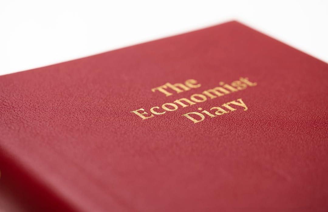 image:imageThe Economist 2026 Desk Diary DayaPage Planner Red