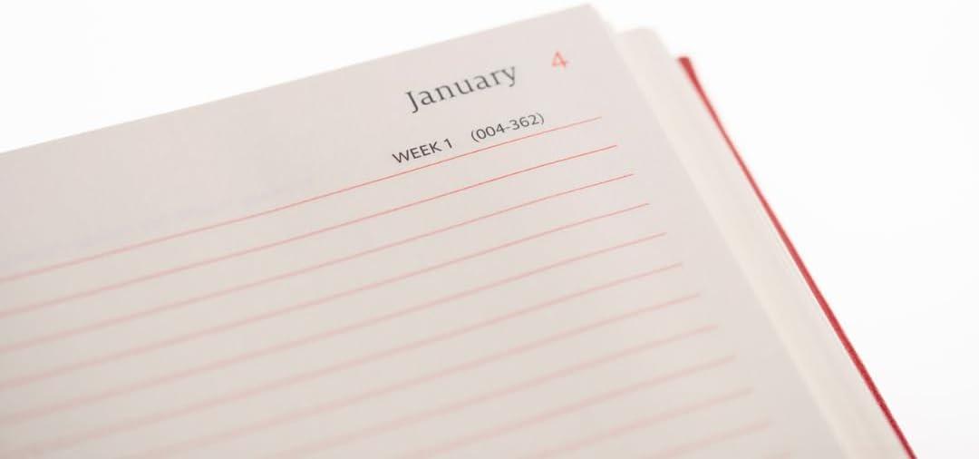 image:imageThe Economist 2026 Desk Diary DayaPage Planner Red