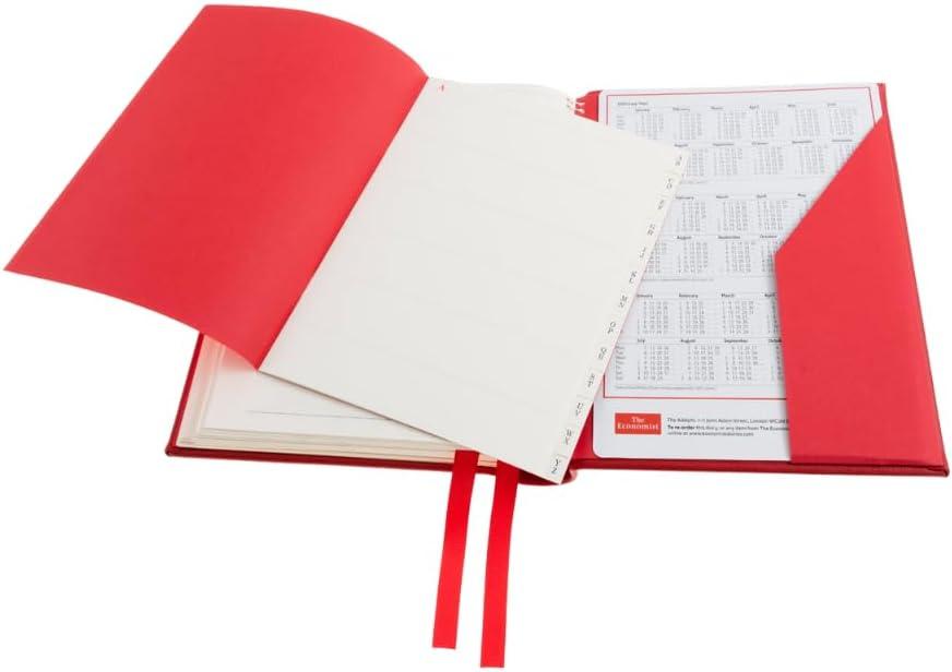 image:imageThe Economist 2026 Desk Diary DayaPage Planner Red