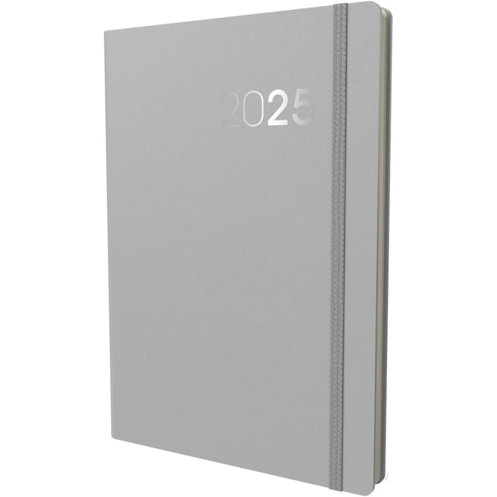 image:imageCollins Legacy 2025 Planner A4 Day To Page Diary with Appointments Black CL419925 Professional Daily Planner with Soft Touch CoverGrey