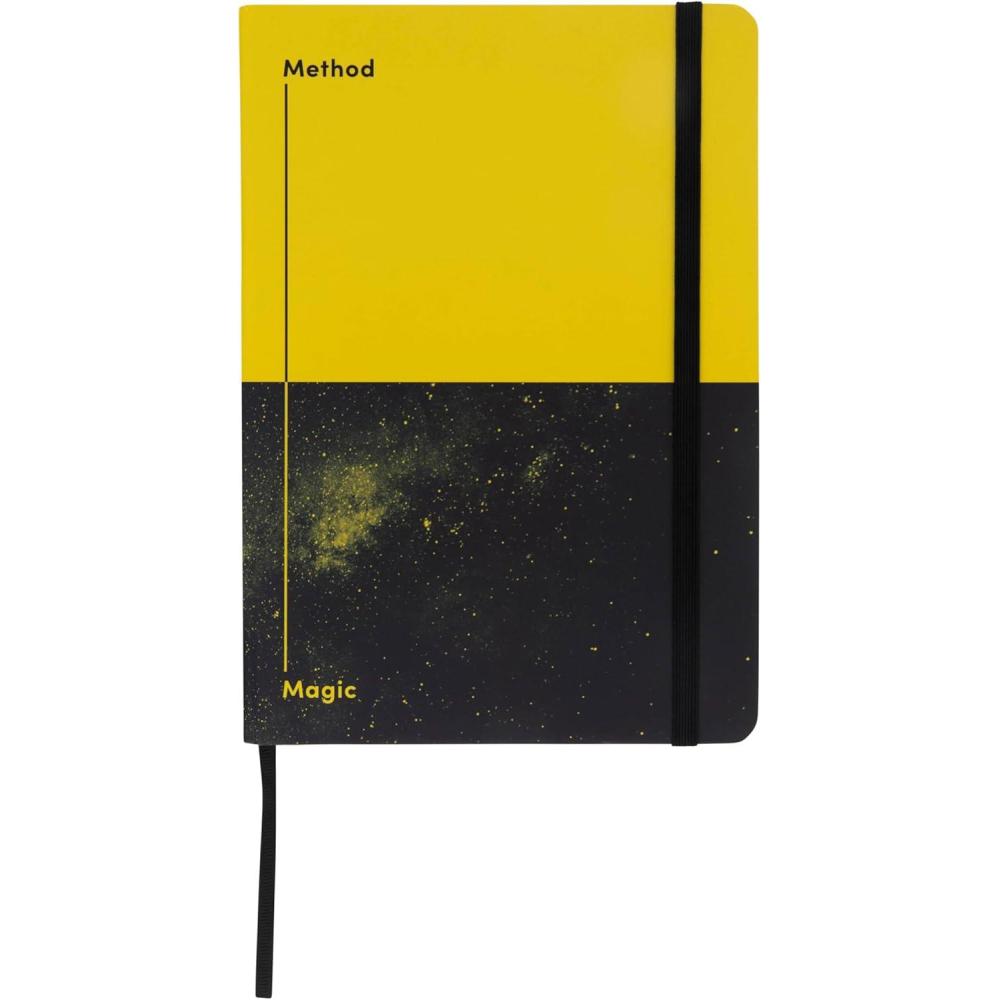 image:imageJumble amp Co Chaos amp Control A5 Ruled Notebook Organisation amp Inspiration 100 Recycled Paper PurplePinkYellow Black