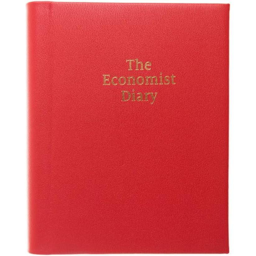 image:imageThe Economist 2026 Desk Diary DayaPage Planner Red
