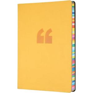 image:imageCollins Edge Rainbow  Notebook A5 Ruled ED15RYellow