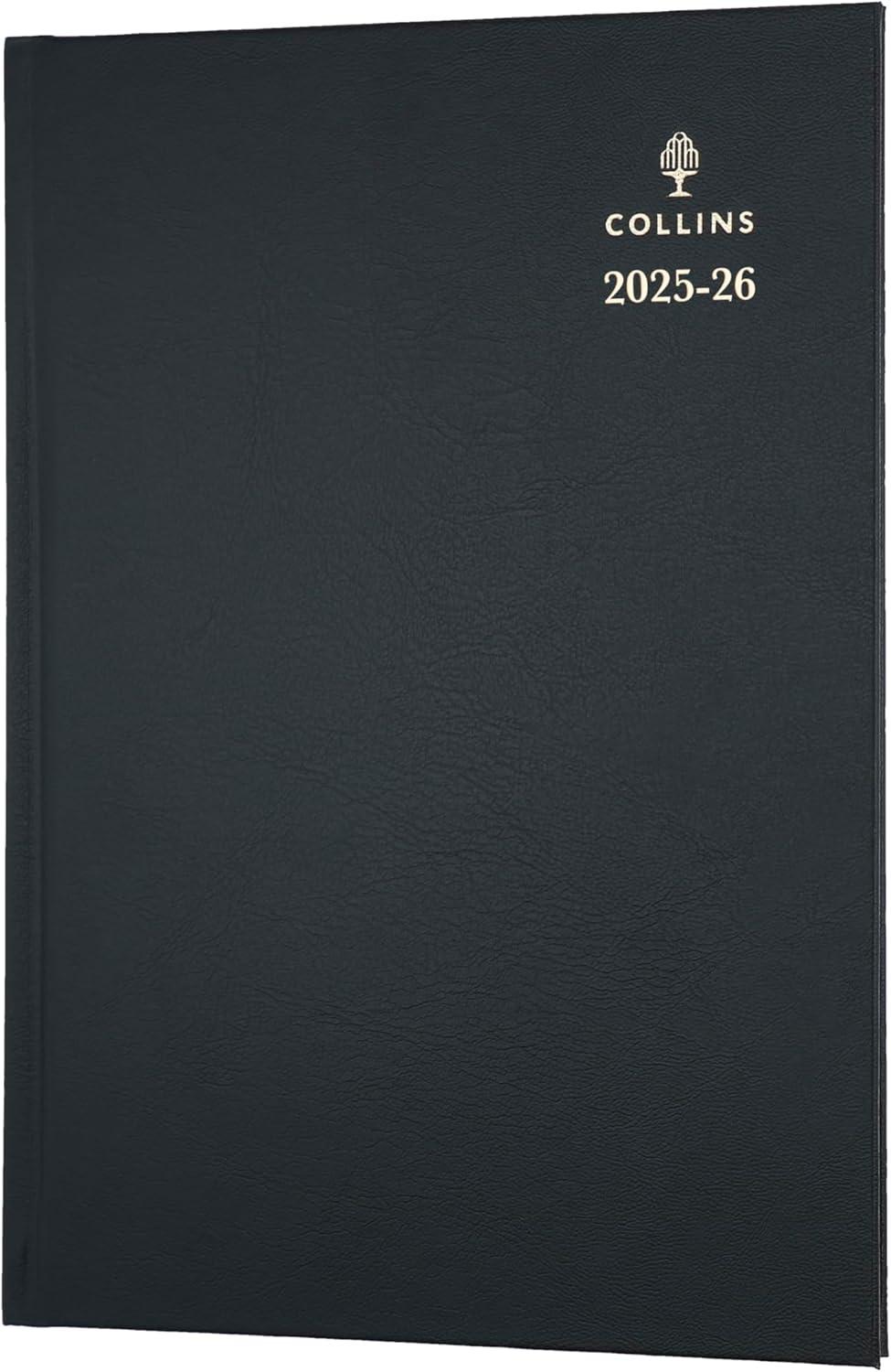 image:imageCollins Desk 13 Month MidAcademic Year Planner July 2025July 202644M602526 DaytoPage Appointments Diary A4 Hard Cover BlueBlack