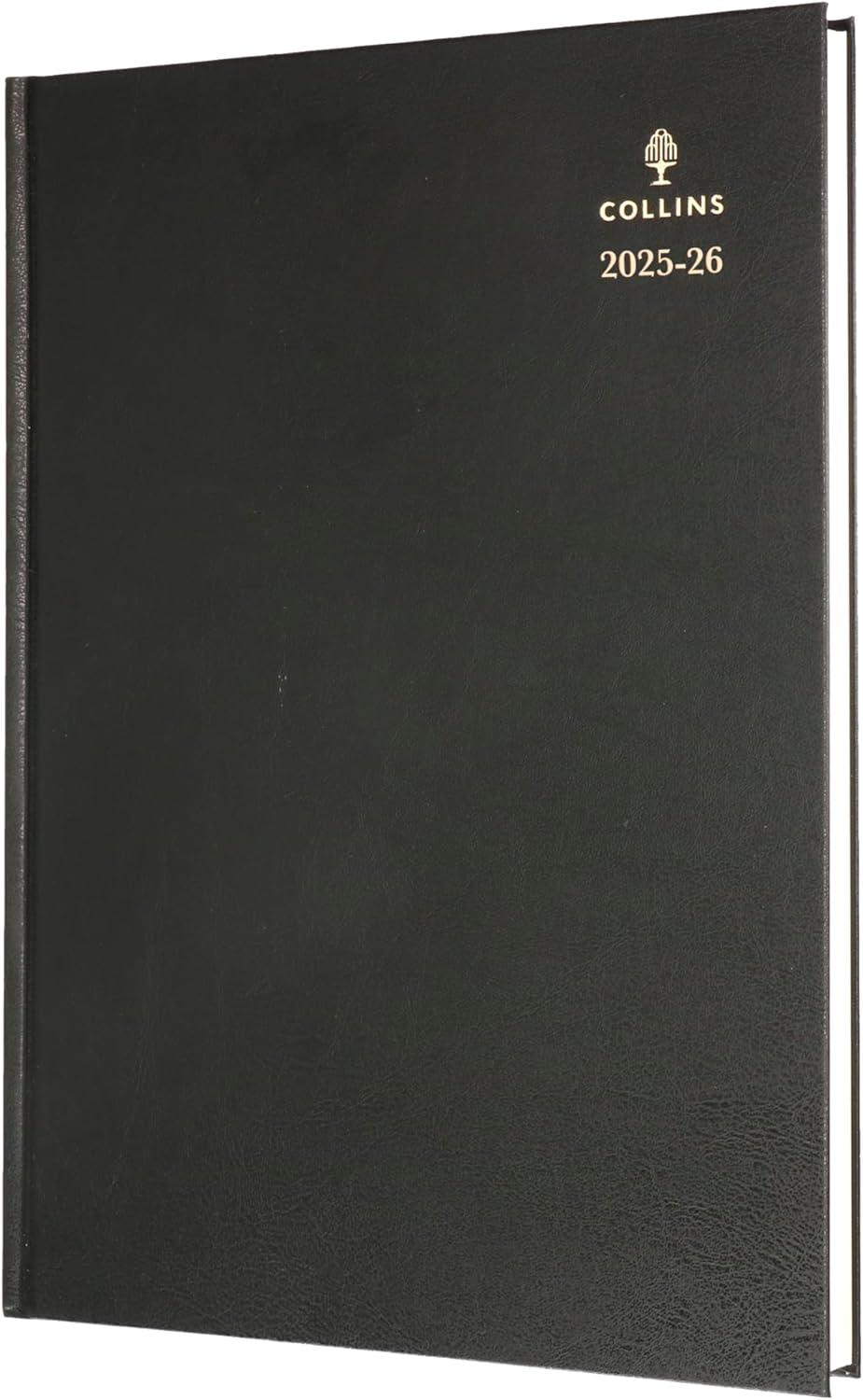 image:imageCollins Desk 13 Month MidAcademic Year Planner July 2025July 202644M602526 DaytoPage Appointments Diary A4 Hard Cover BlueBlack