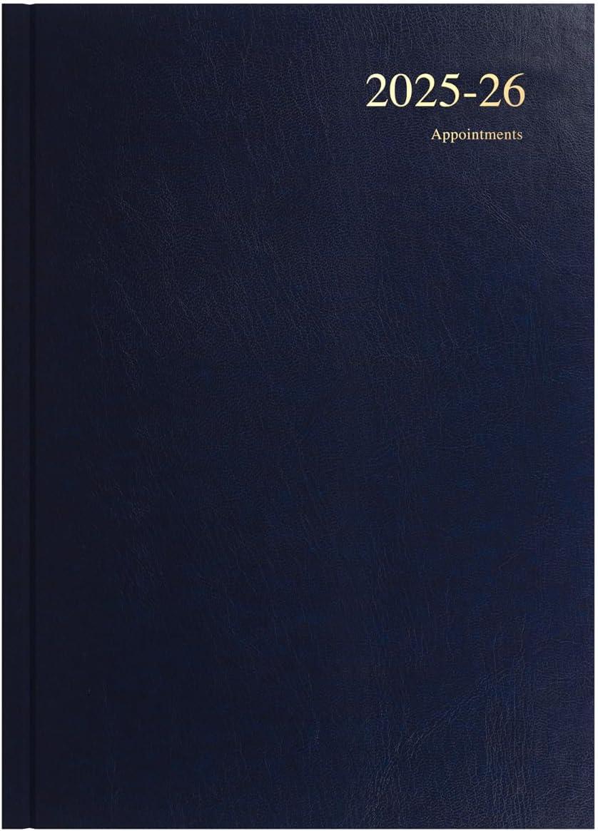 image:imageCollins Essentials 12 Month MidAcademic Year Planner July 2025July 2026 WeektoView Appointments Diary A5 Hard Cover RedDark Blue