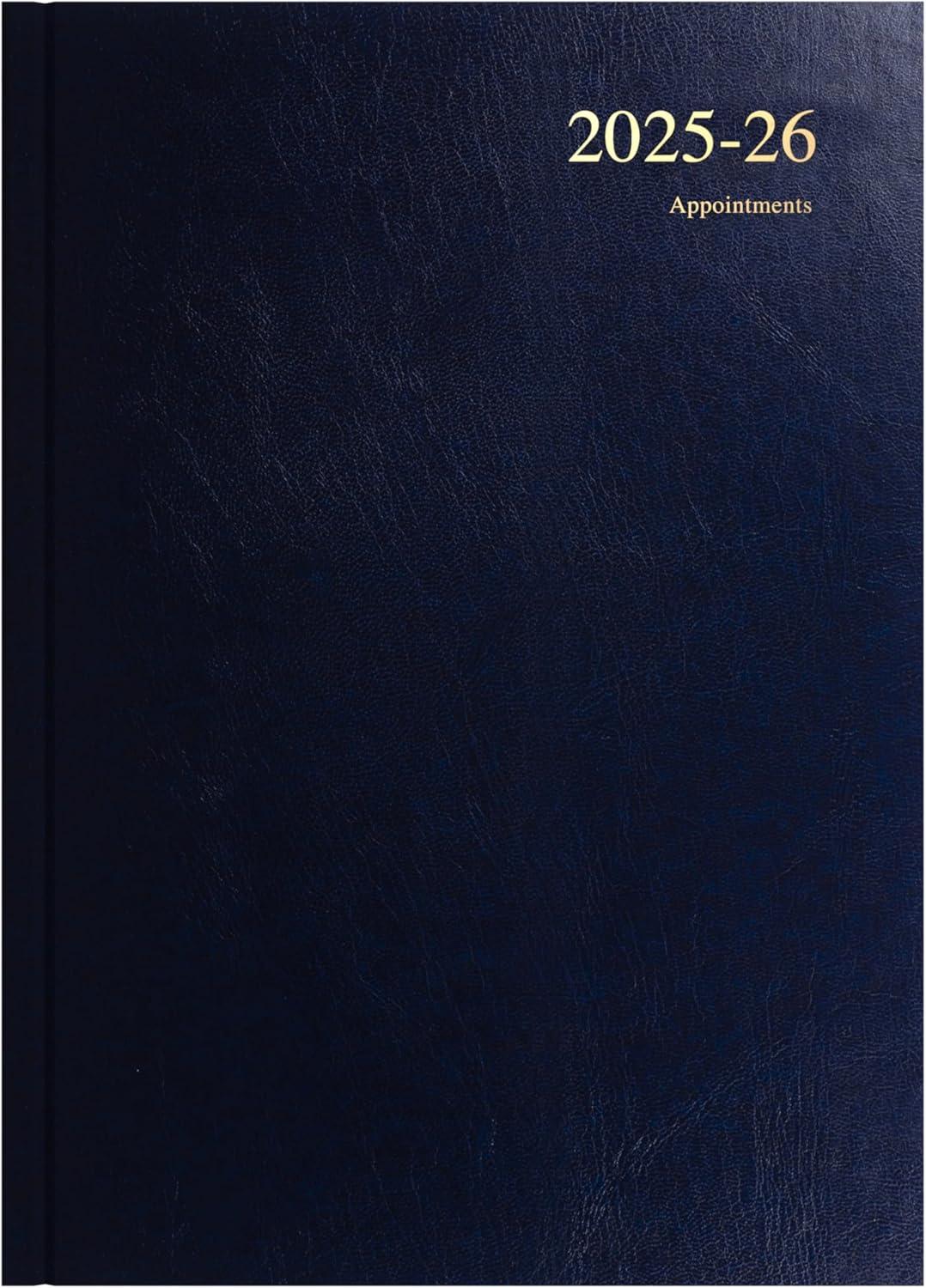 image:imageCollins Essentials 12 Month MidAcademic Year Planner July 2025July 2026 WeektoView Appointments Diary A5 Hard Cover RedDark Blue