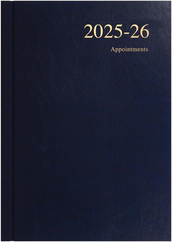 image:imageCollins Essentials 12 Month MidAcademic Year Planner July 2025July 2026 WeektoView Appointments Diary A5 Hard Cover RedDark Blue