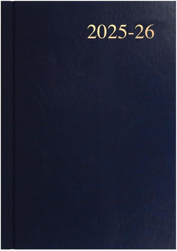 image:imageCollins Essentials 12 Month MidAcademic Year Planner July 2025July 2026 WeektoView Appointments Diary A5 Hard Cover RedDark Blue