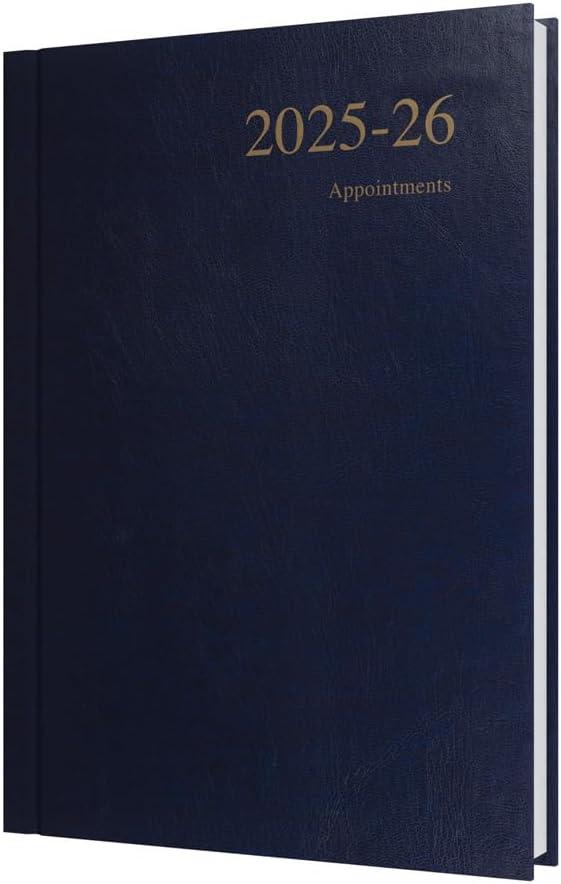 image:imageCollins Essentials 12 Month MidAcademic Year Planner July 2025July 2026 WeektoView Appointments Diary A5 Hard Cover RedDark Blue
