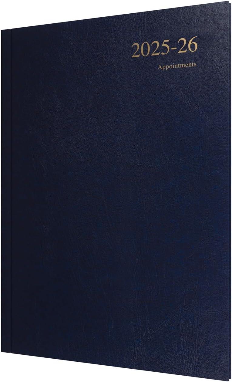 image:imageCollins Essentials 12 Month MidAcademic Year Planner July 2025July 2026 WeektoView Appointments Diary A5 Hard Cover RedDark Blue