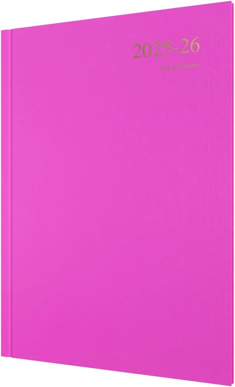 image:imageCollins Essentials 12 Month MidAcademic Year Planner July 2025July 2026 WeektoView Appointments Diary A5 Hard Cover RedPink
