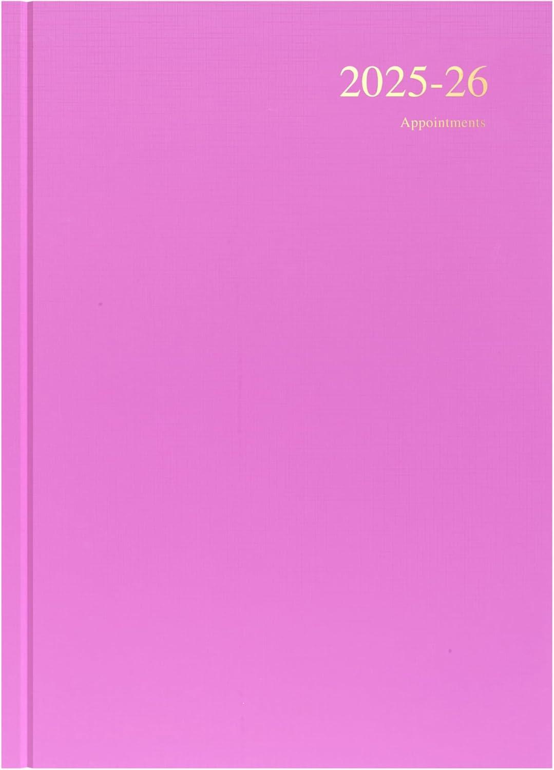image:imageCollins Essentials 12 Month MidAcademic Year Planner July 2025July 2026 WeektoView Appointments Diary A5 Hard Cover RedPink