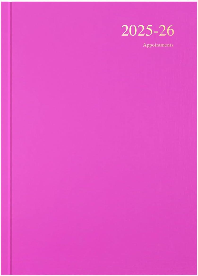 image:imageCollins Essentials 12 Month MidAcademic Year Planner July 2025July 2026 WeektoView Appointments Diary A5 Hard Cover RedPink