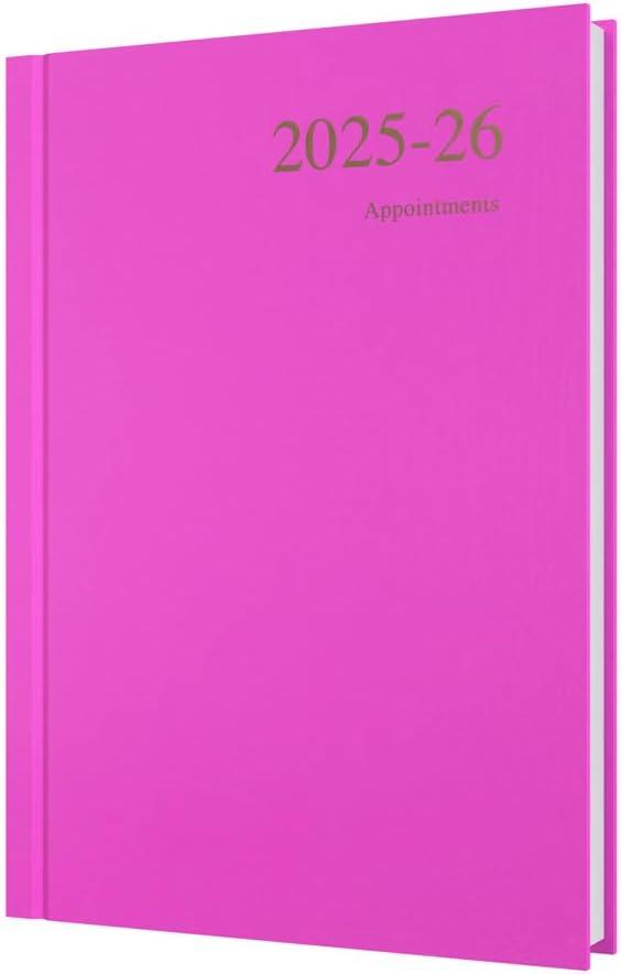 image:imageCollins Essentials 12 Month MidAcademic Year Planner July 2025July 2026 WeektoView Appointments Diary A5 Hard Cover RedPink