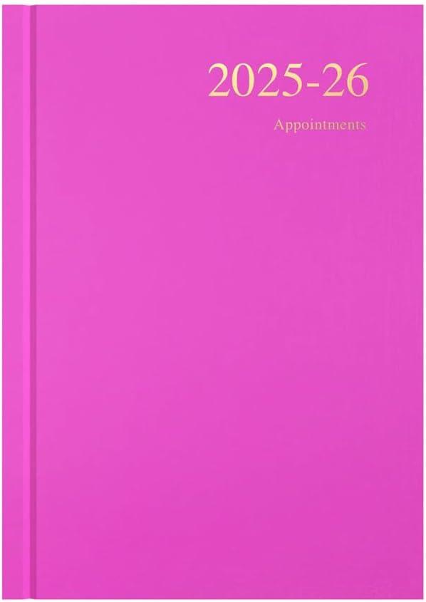 image:imageCollins Essentials 12 Month MidAcademic Year Planner July 2025July 2026 WeektoView Appointments Diary A5 Hard Cover RedPink