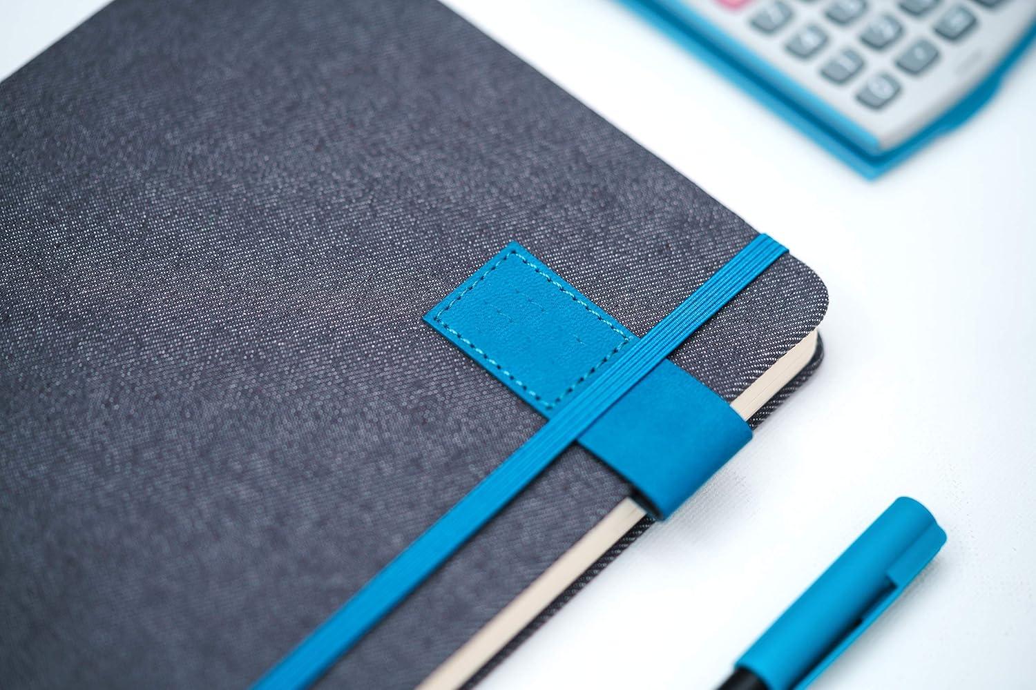 image:imageCollins Gaia Ruled Journal Fabric Cover Notebook for Office Home School Business Writing A5 Size Soft Cover Journal with Feint Ruled Pages for Note Taking Journaling