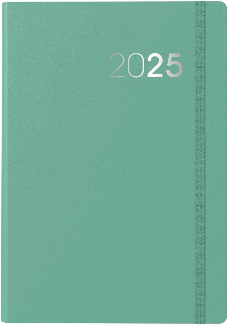image:imageCollins Legacy 2025 Planner A5 Week To View Diary Mint CL536125 Professional Weekly Planner with Soft Touch CoverMint