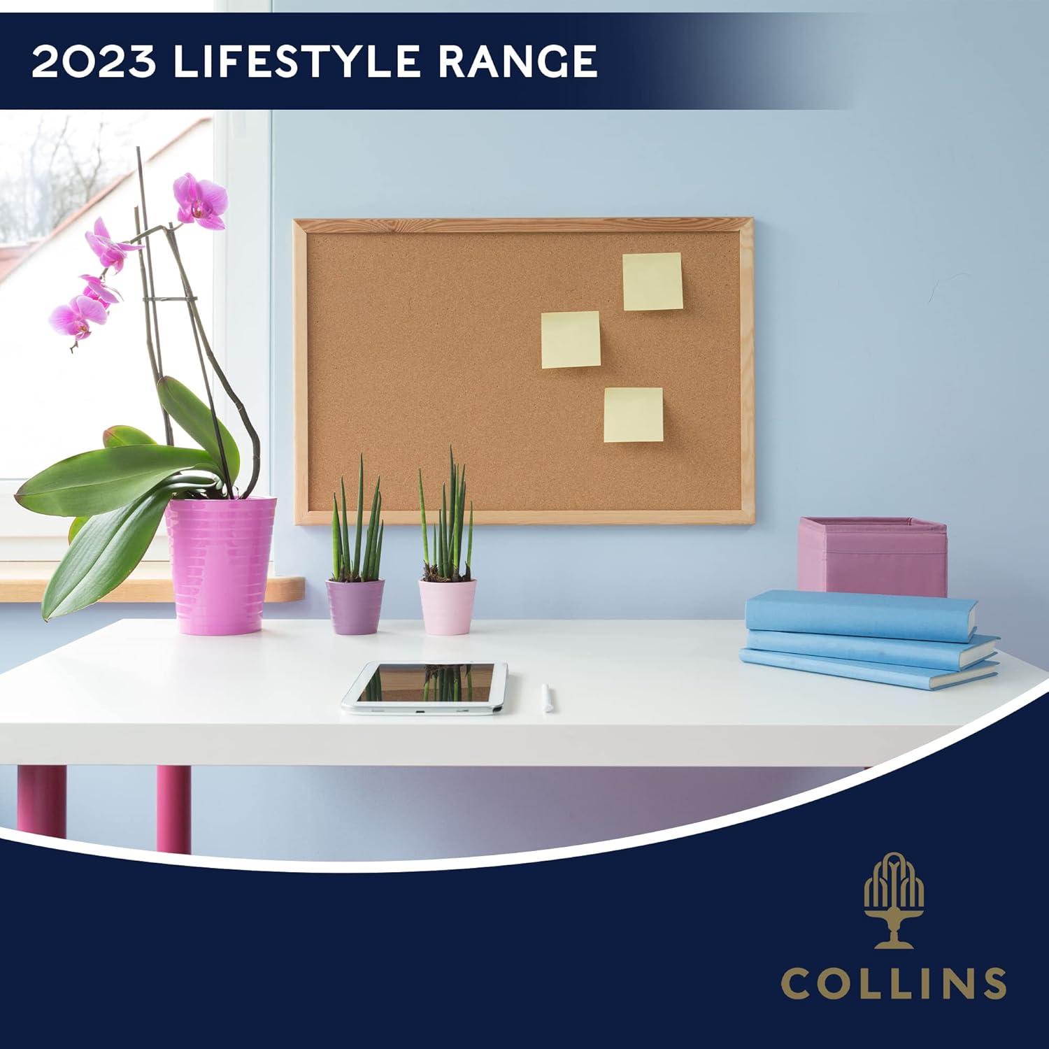 image:imageCollins Legacy A5 Day To Page 2023 Diary Red CL511523 Complete Planner Agenda and Journal with Soft Touch Cover