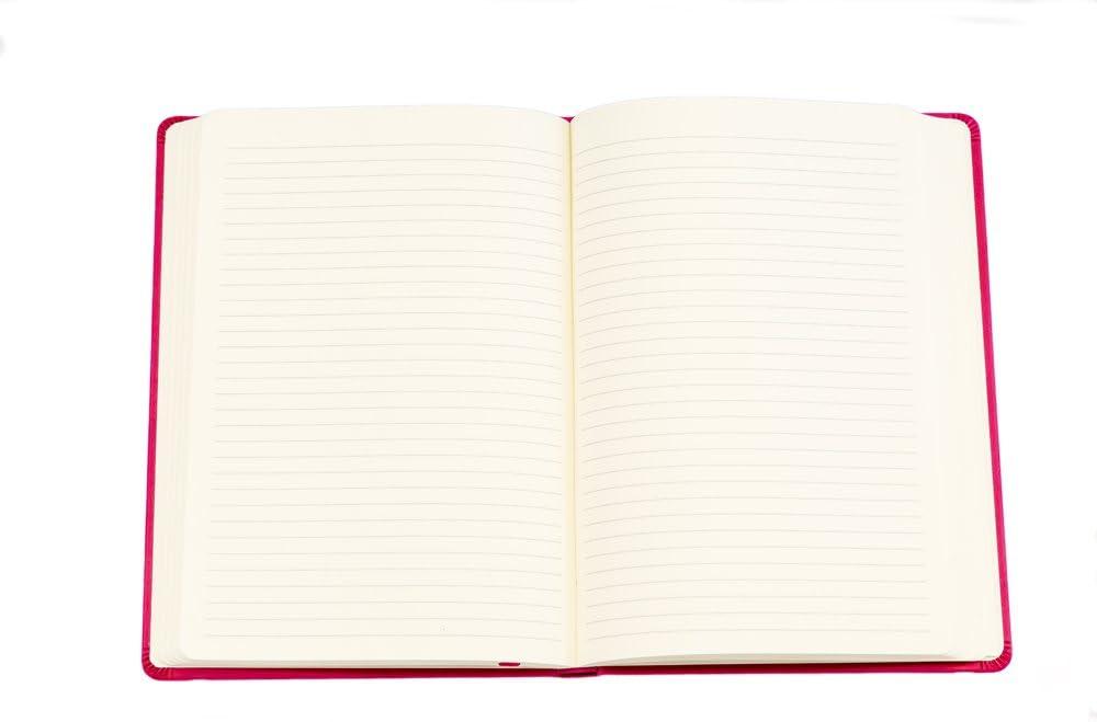 image:imageCollins Legacy A5 Hard Cover Notebook 240 80gsm Ruled Pages Pink Cover