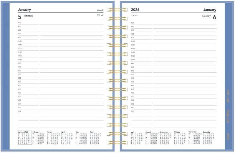 image:imageCollins Scandi 14 Month Planner July 2025August 2026 DaytoPage Diary A5 Hard Cover PeachPink