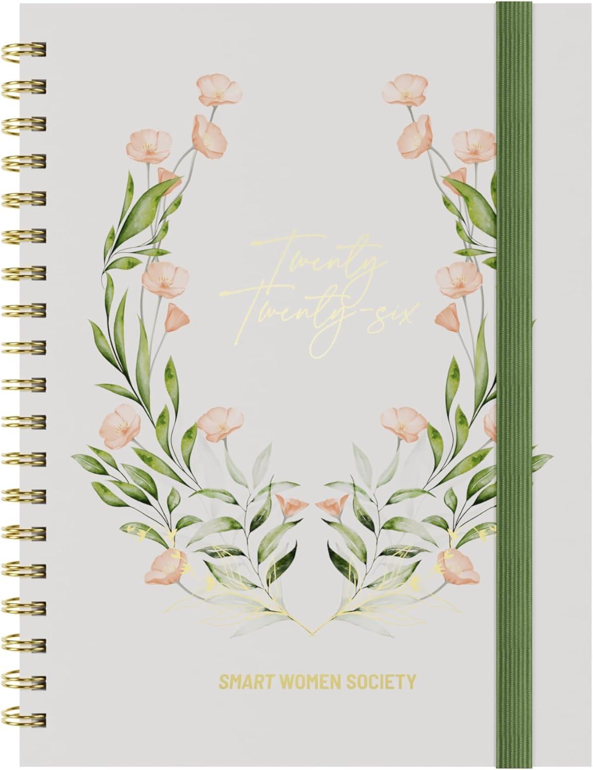 image:imageSmart Women Society B5 WeektoView 2026 Calendar Year DiaryPlanner Pink