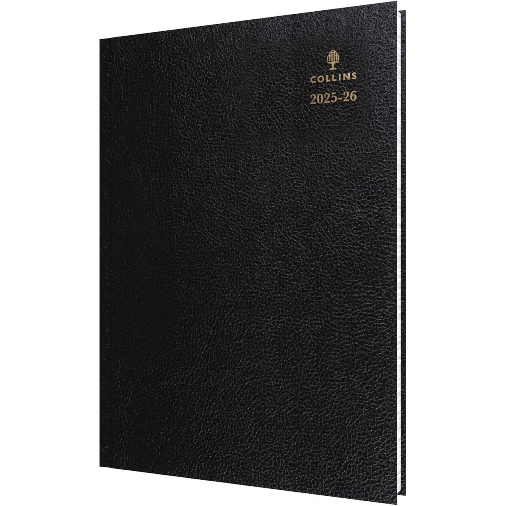 image:imageCollins Desk 13 Month MidAcademic Year Planner July 2025July 202644M602526 DaytoPage Appointments Diary A4 Hard Cover BlueBlack