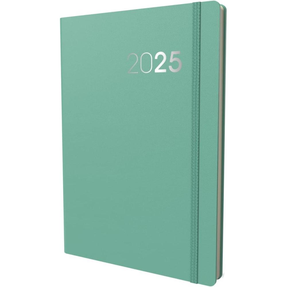image:imageCollins Legacy 2025 Planner A5 Week To View Diary Mint CL536125 Professional Weekly Planner with Soft Touch CoverMint