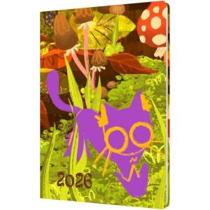 image:imageCollins  Bella Ramsay Cat  2026 12 Month Calendar Year Planner WeekToView Diary A5 Hard Cover  Mushroom ECA153MC26
