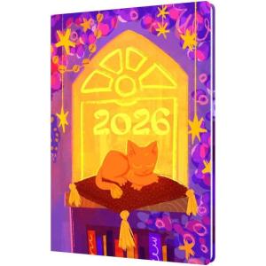 image:imageCollins  Bella Ramsay Cat  2026 12 Month Calendar Year Planner WeekToView Diary A5 Hard Cover  Window ECA153WC26