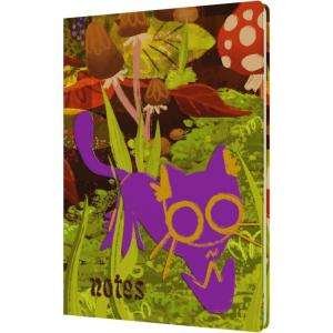 image:imageCollins  Bella Ramsay Cat Notebook Ruled Hardcover A5 Mushoom