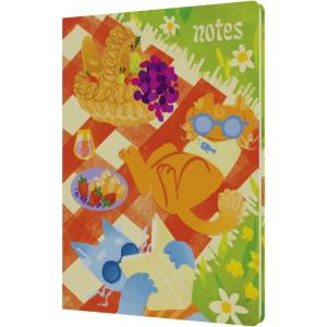 image:imageCollins  Bella Ramsay Cat Notebook Ruled Hardcover A5 Picnic