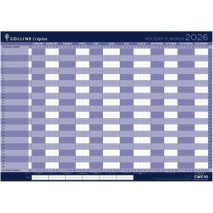 image:imageCollins  Colplan  A1 Yearly Holiday Wall Calendar 2026 CWC1026