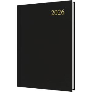 image:imageCollins  Essential  2026 12 Month Calendar Year Planner DayToPage Diary A5 Hard Cover  Black ESSA519926