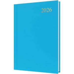 image:imageCollins  Essential  2026 12 Month Calendar Year Planner DayToPage Diary A5 Hard Cover  Light Blue ESSA515726