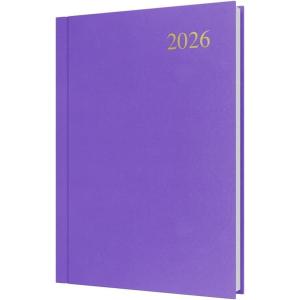 image:imageCollins  Essential  2026 12 Month Calendar Year Planner DayToPage Diary A5 Hard Cover  Purple ESSA515526