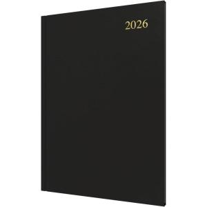 image:imageCollins  Essential  2026 12 Month Calendar Year Planner WeekToView Diary A4 Hard Cover  Black ESSA439926