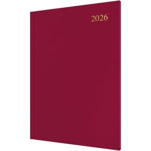 image:imageCollins  Essential  2026 12 Month Calendar Year Planner WeekToView Diary A4 Hard Cover  Maroon ESSA437826