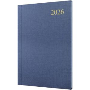 image:imageCollins  Essential  2026 12 Month Calendar Year Planner WeekToView Diary A5 Hard Cover  Grey ESSA539826