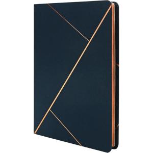 image:imageCollins A5 Vanguard Journal Notebook  Classic Navy Cover With Copper Foiling  Narrow Ruled A5 Size 210 x 148 mm Navy Blue
