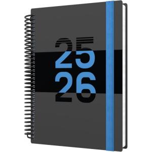 image:imageCollins Delta 14 Month MidAcademic Year Planner July 2025August 2026 DaytoPage Appointments Diary A5 Wiro Bound Cover BlueBlue
