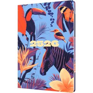 image:imageCollins Down the Garden Path 14 Month Planner July 2025August 2026 WeektoView Diary A5 Hard Cover BlueBlue