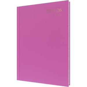 image:imageCollins Essentials 12 Month MidAcademic Year Planner July 2025July 2026 WeektoView Appointments Diary A5 Hard Cover RedDark Pink