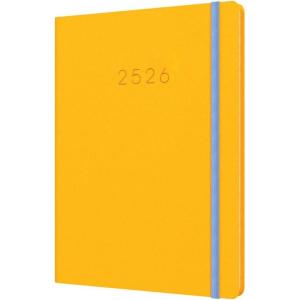 image:imageCollins Legacy 14 Month MidAcademic Year Planner July 2025August 2026 WeektoView Diary A6 Hard Cover PinkYellow