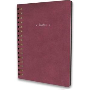 image:imageCollins Ruled Melbourne Journal  Softcover Notebook for Office Home School Business Writing  A5 Size Wired Bound Soft Cover Journal with Ruled PagesBurgundy
